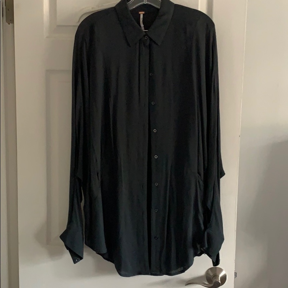 Free People button up blouse
